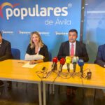 rueda de prensa del PP de Ávila para valorar el proyecto de PGE para 2023
